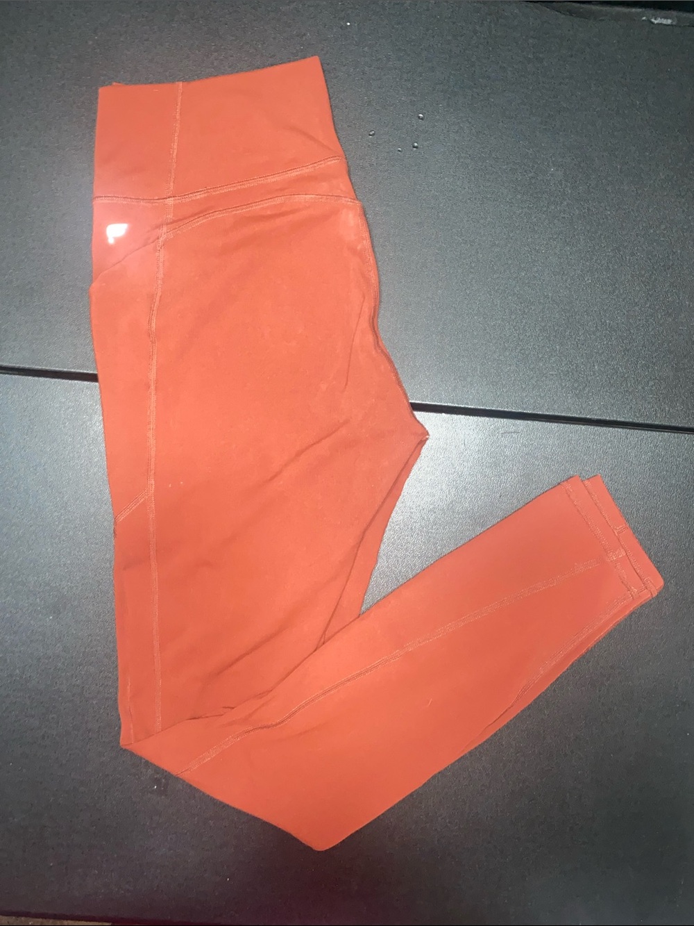 Fabletics Rust Leggings with Pockets Sz L